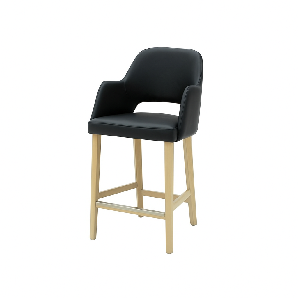 Scaun bar piele ALBA | model APRIL