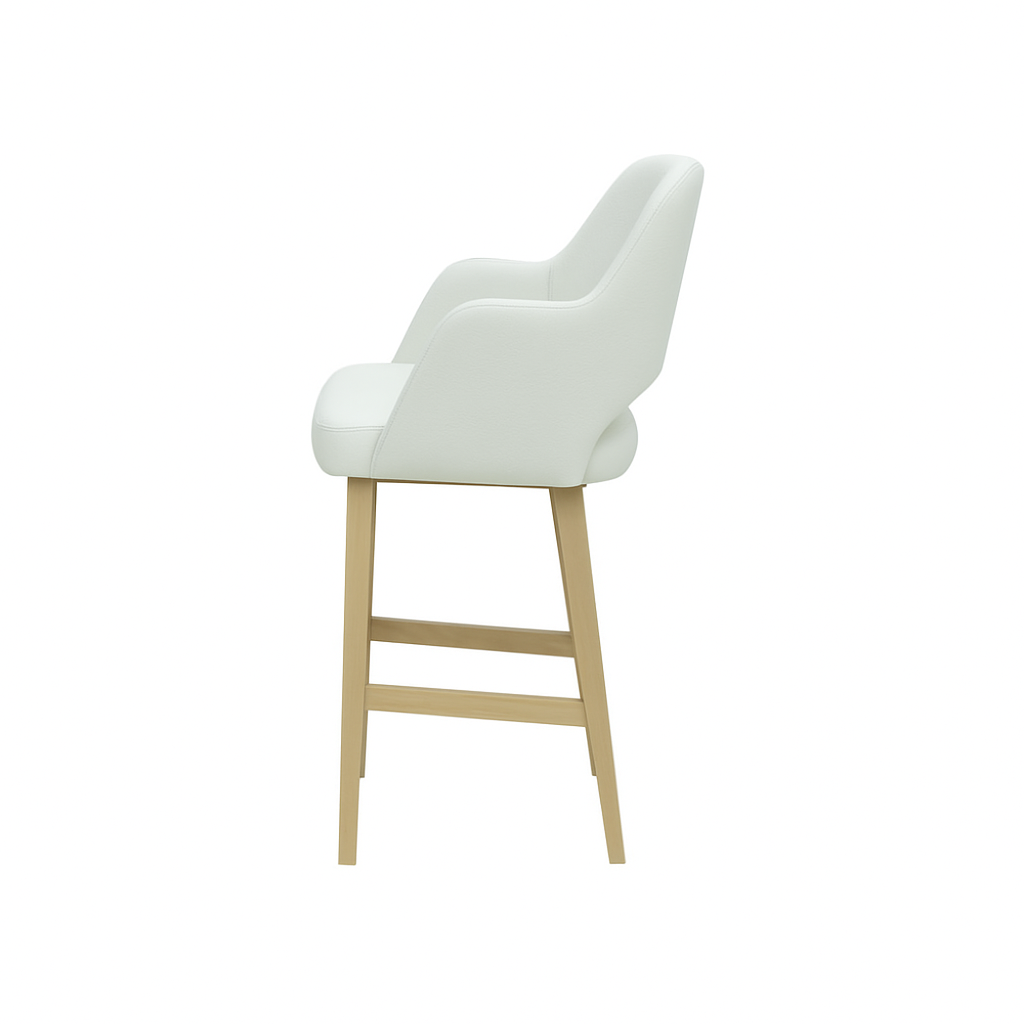 Scaun bar piele ALBA | model APRIL