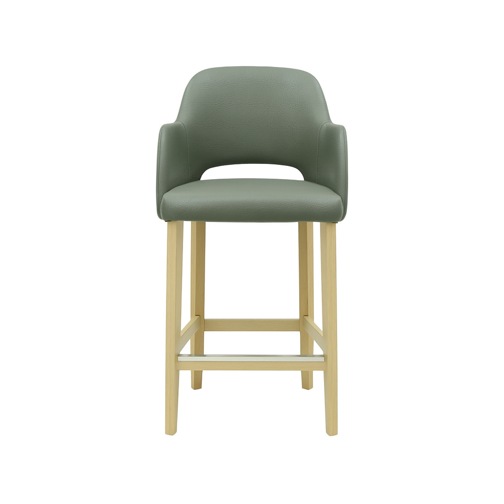 Scaun bar piele ALBA | model APRIL