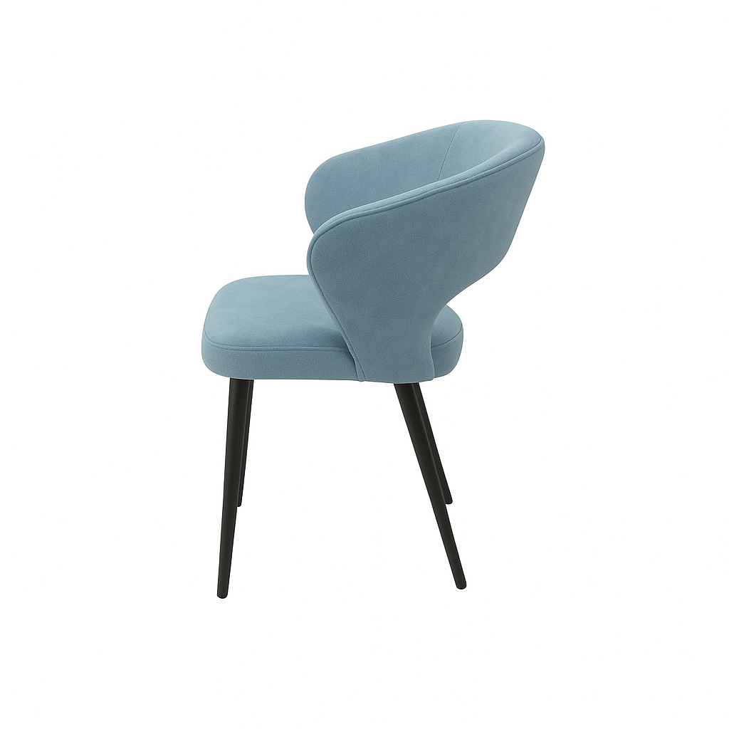 Scaun catifea GALBENA | model CASIUS