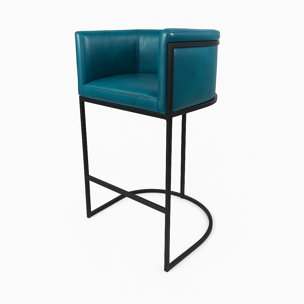 Scaun bar cu picioare metalice ✔ model NINO