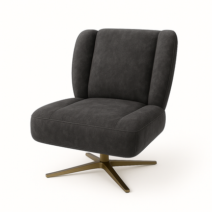 Fotoliu catifea GRI | model PUFI