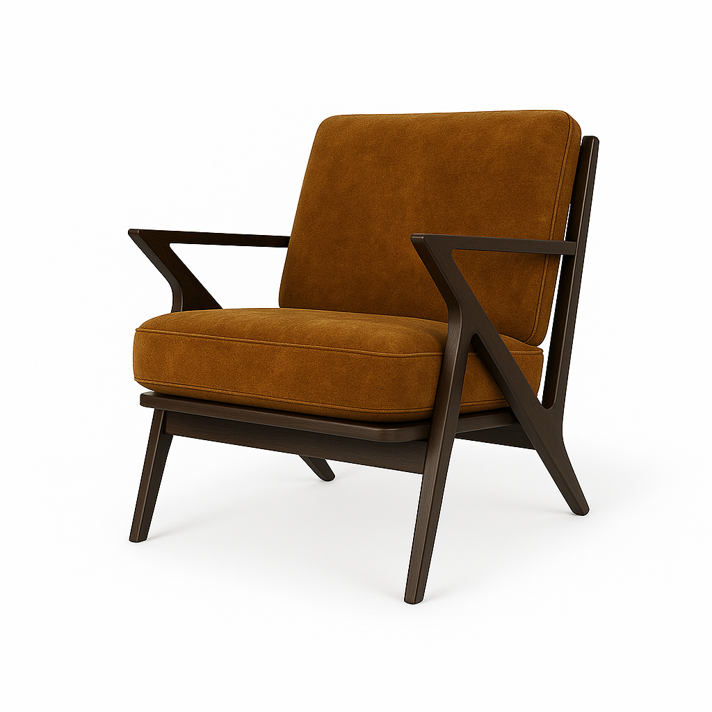 Fotoliu catifea MARO | model ROA