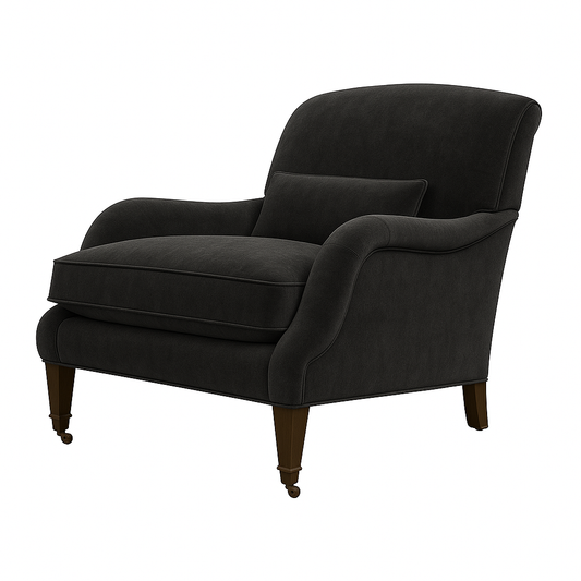 Fotoliu catifea GRI | model TORE