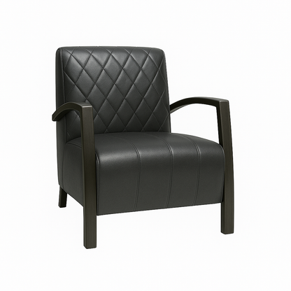 Fotoliu piele ANTRACIT | model DIAMOND