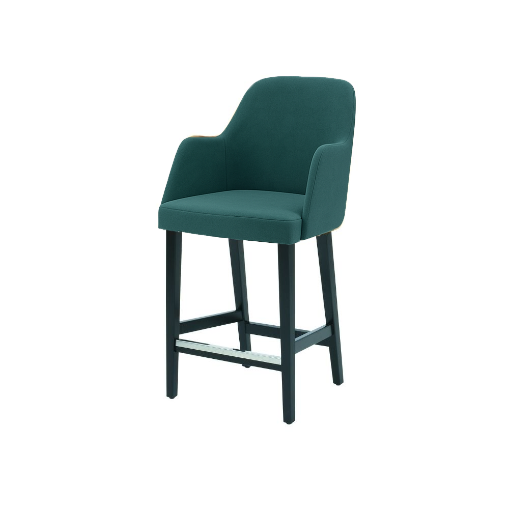 Scaun bar catifea VERDE | model PINO