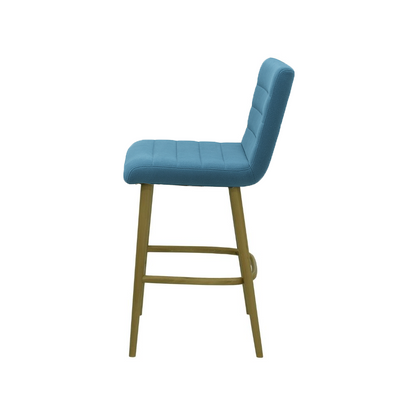 Scaun insula catifea GALBENA | model RIGA