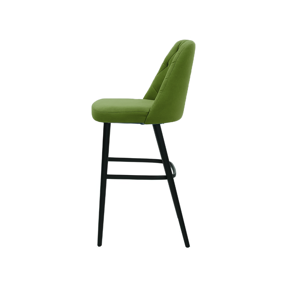 Scaun bar catifea ALBASTRA | model SCOT