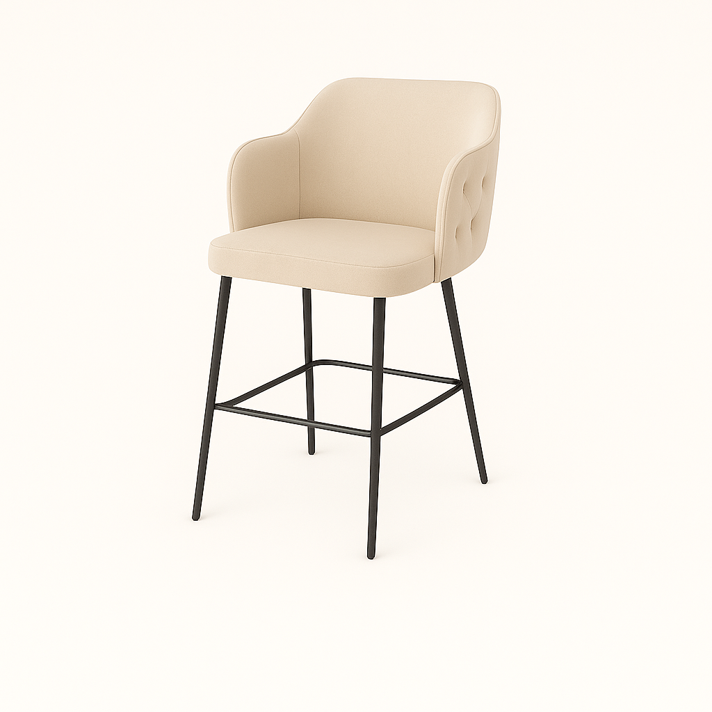 Scaun bar catifea | model TEONA