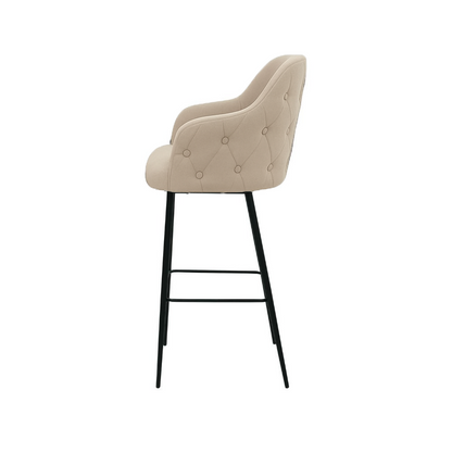 Scaun bar catifea VERDE | model TEONA