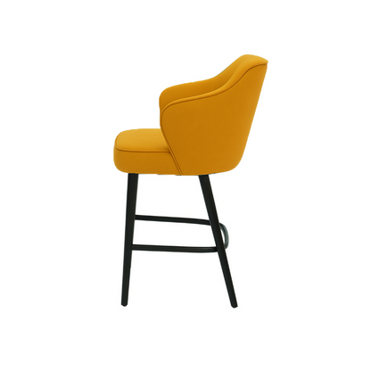 Scaun bar catifea ALBASTRA | model ZEUS