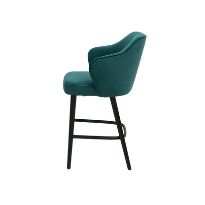 Scaun bar catifea ROZ | model ZEUS
