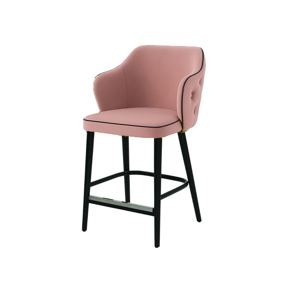 Scaun bar catifea VERDE | model ZOE