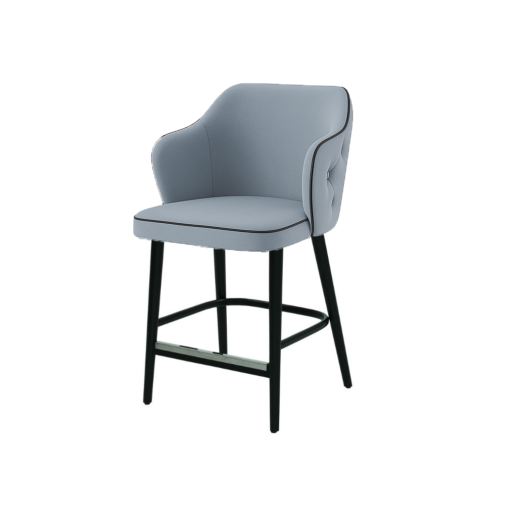 Scaun bar catifea VERDE | model ZOE