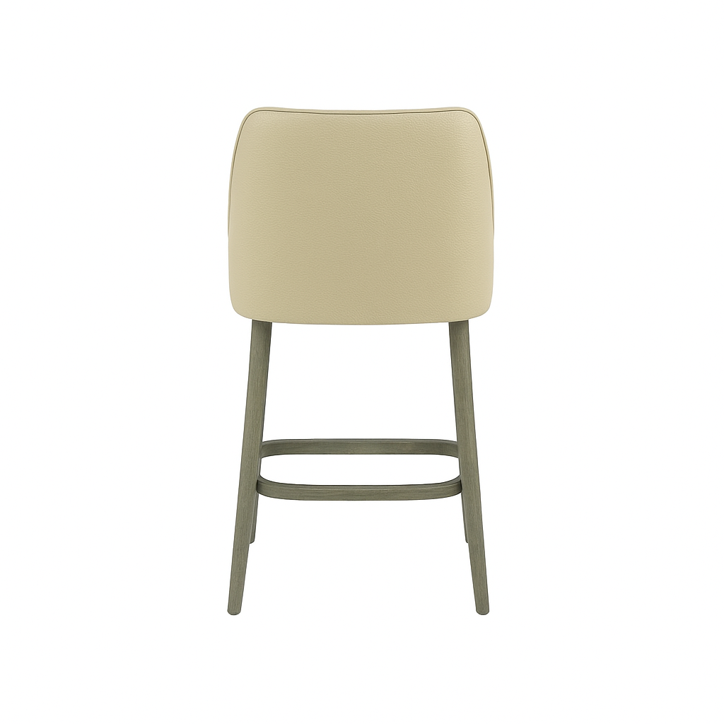 Scaun bar piele ALBA | model GINA