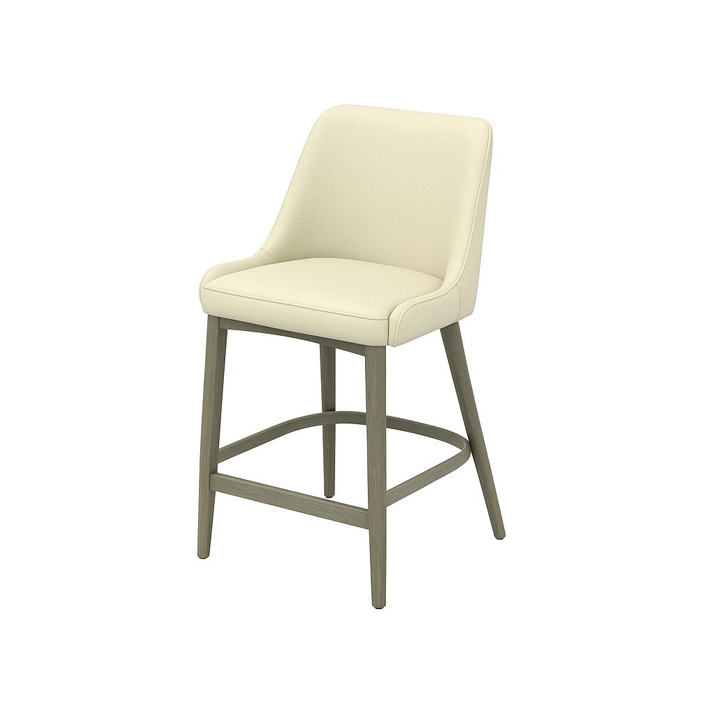 Scaun bar piele ALBA | model GINA