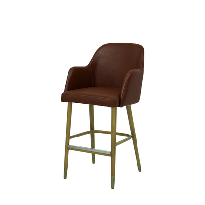 Scaun bar piele ALBASTRA | model PINO