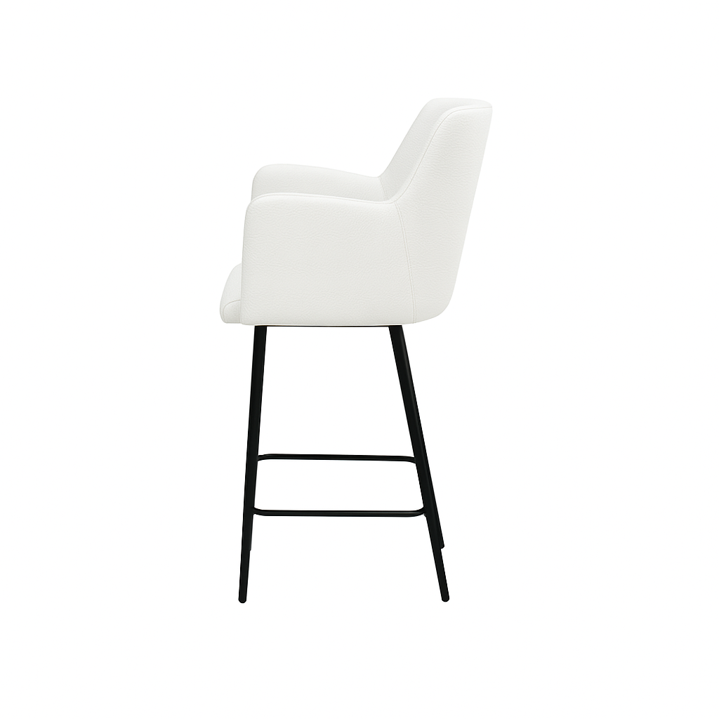 Scaun bar piele GALBENA | model SIGMA