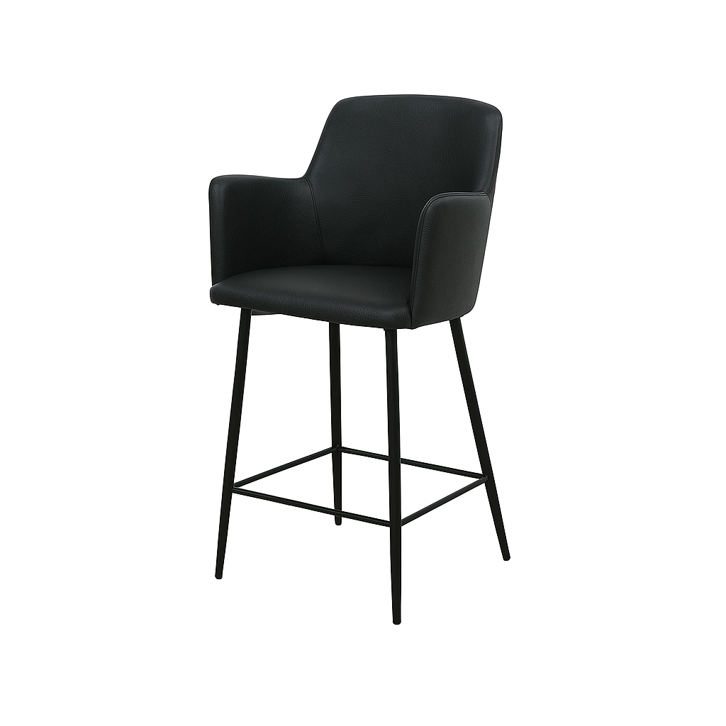 Scaun bar piele GALBENA | model SIGMA