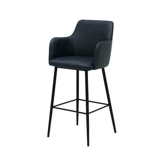 Scaun bar piele ALBASTRA | model SINDY