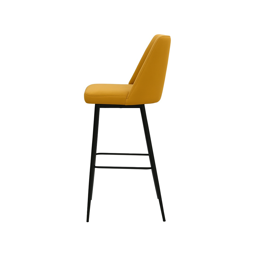 Scaun bar piele ALBASTRA | model SOLO