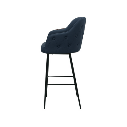 Scaun bar piele ALBASTRA | model TEONA