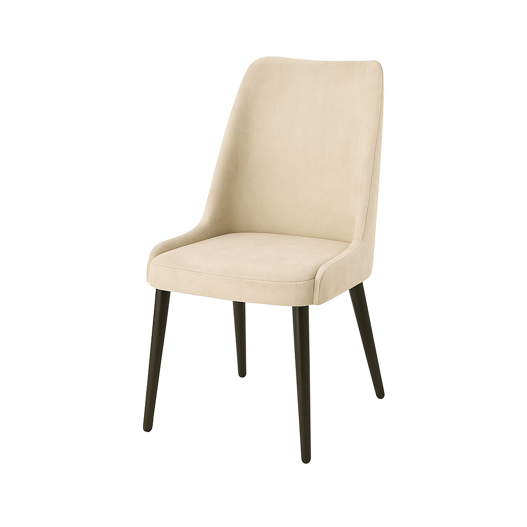 Scaun catifea GALBENA | model GINA