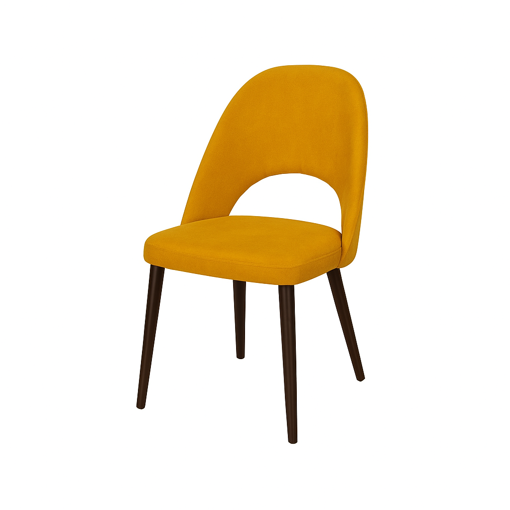 Scaun catifea GALBENA | model EXPRES