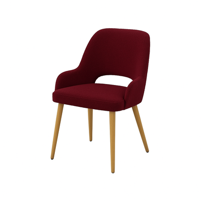 Scaun catifea GALBENA | model HUGO