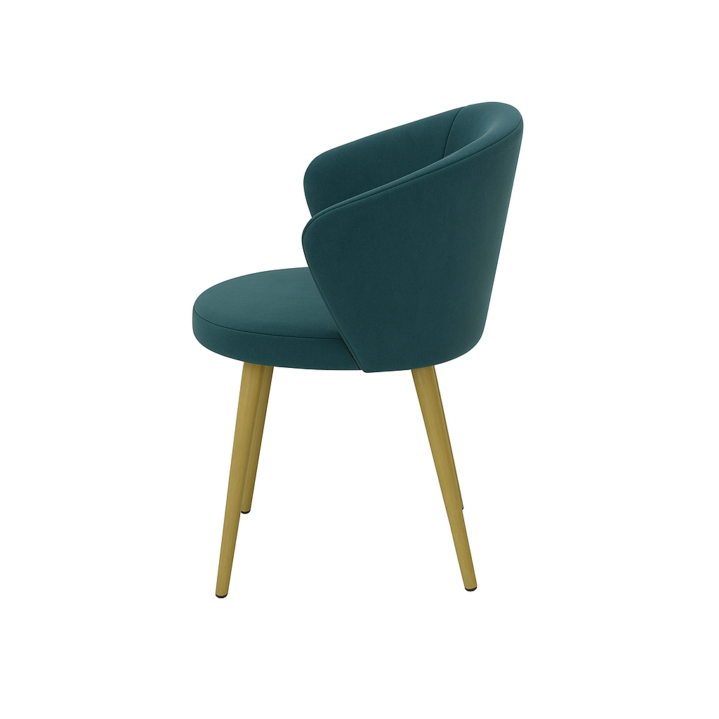 Scaun catifea VERDE | model JAY