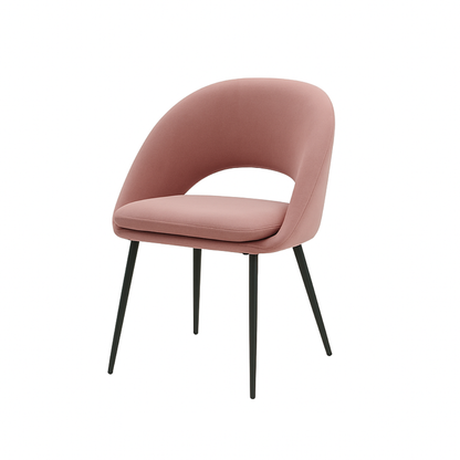 Scaun catifea GALBENA | model LAVA