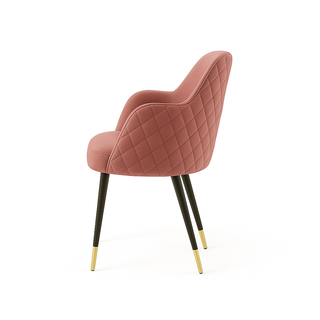 Scaun catifea ROZ | model PINO X