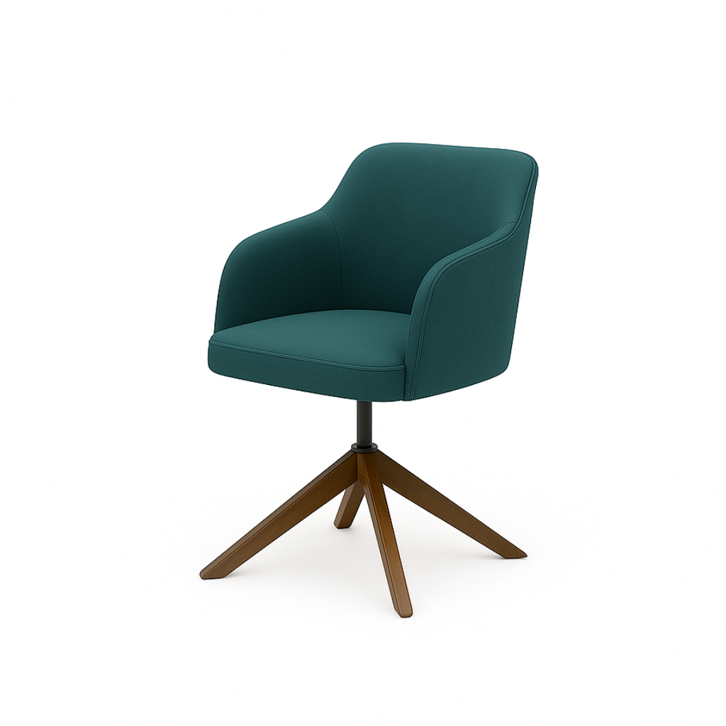 Scaun catifea ALBASTRA | model ROBI