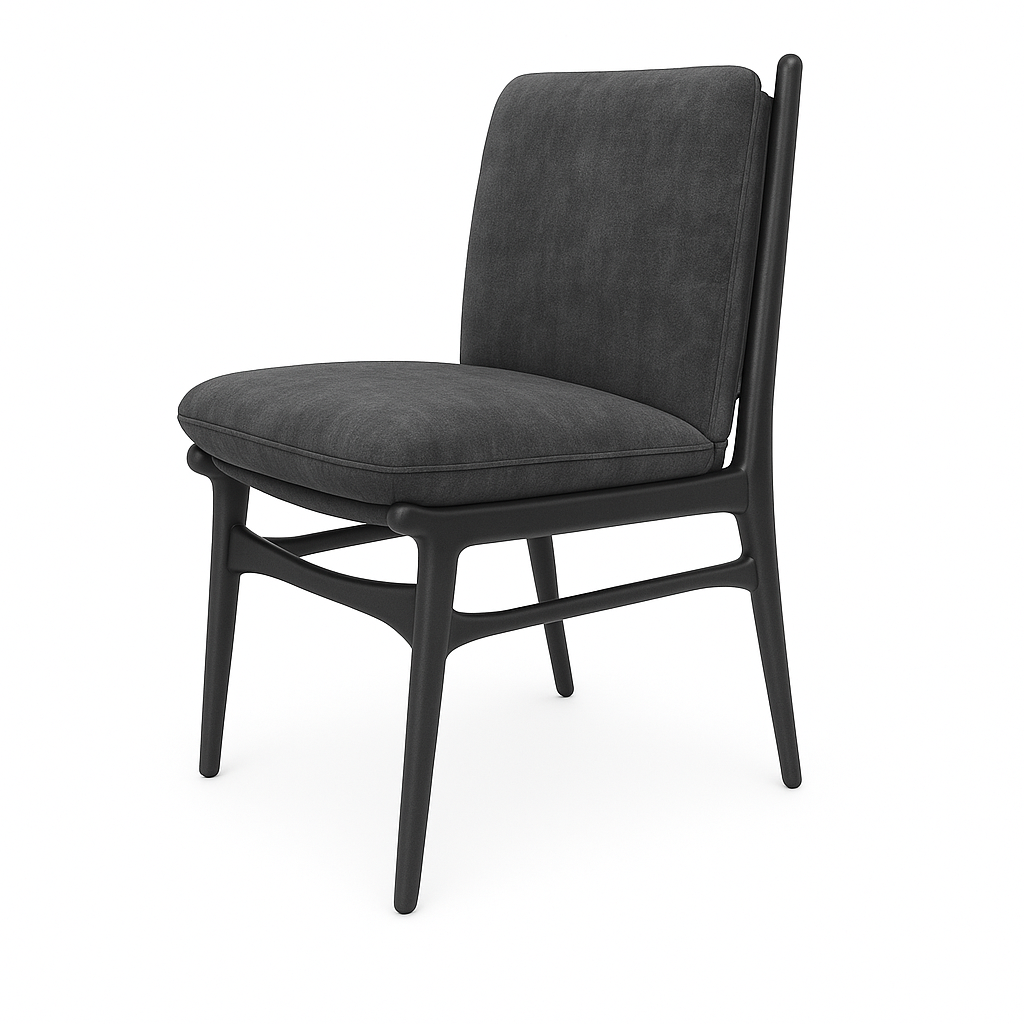 Scaun catifea GRI | model ALDO NA