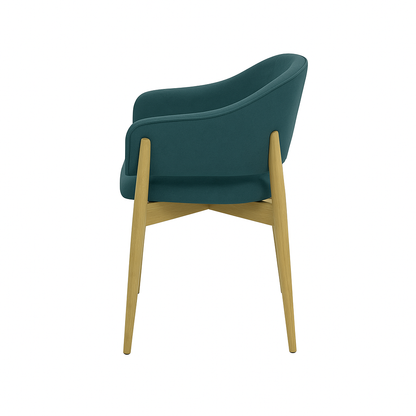 Scaun catifea ALBASTRA | model ALMA