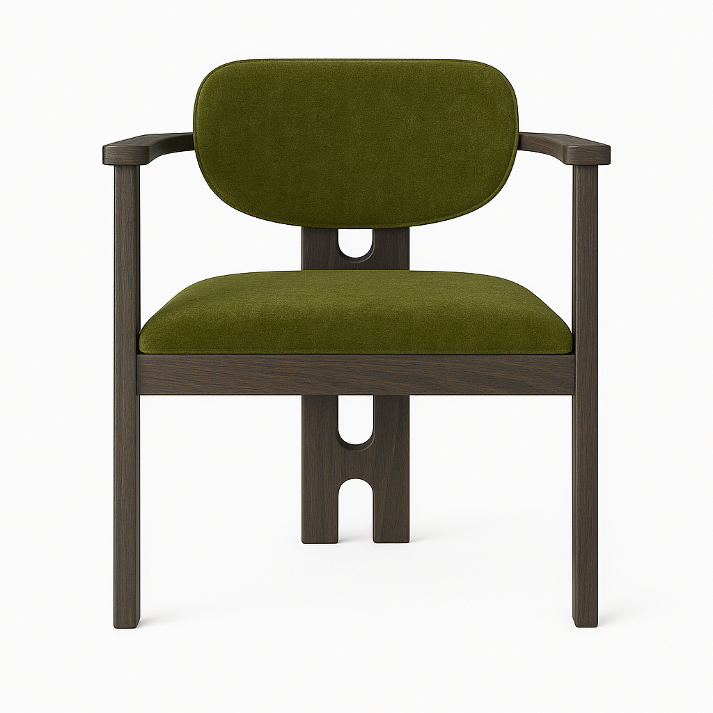 Scaun catifea GRI | model ANDULORD