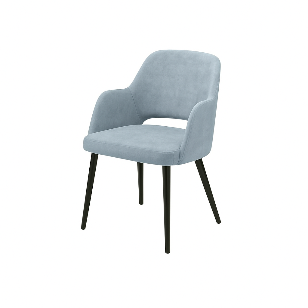 Scaun catifea GALBENA | model APRIL