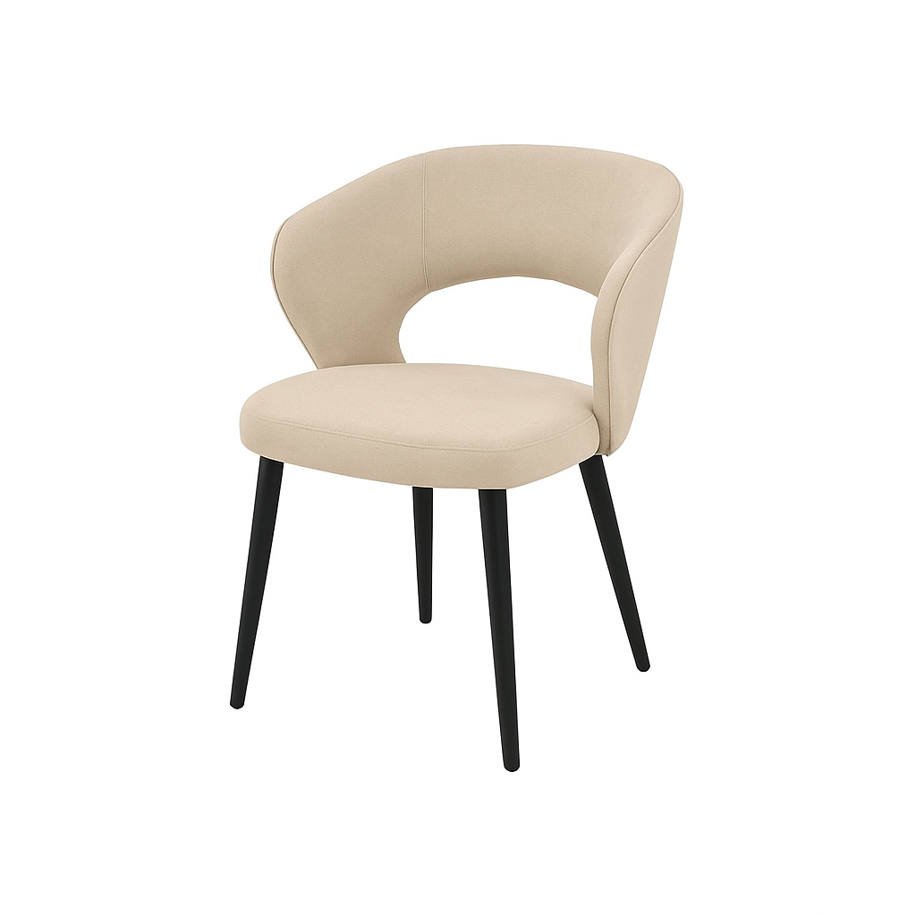 Scaun catifea ALBASTRA | model CASIUS