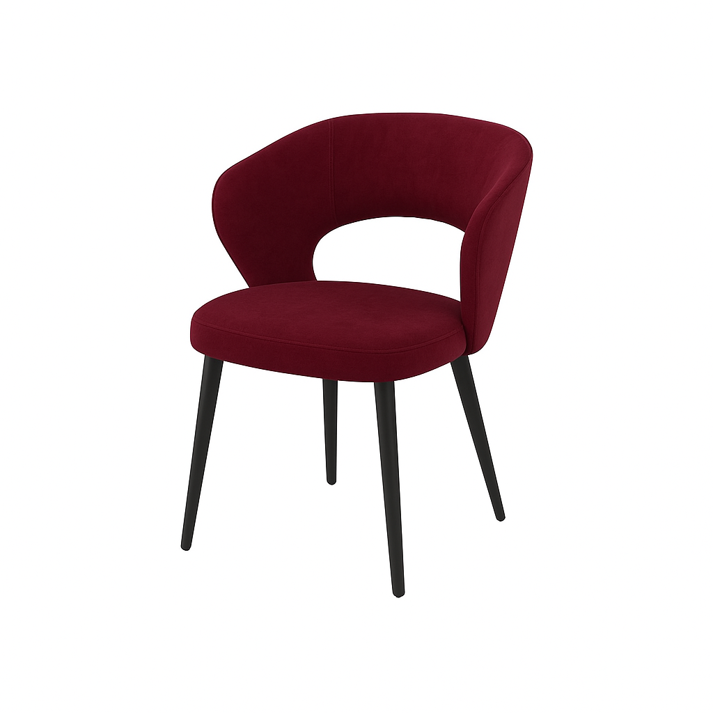 Scaun catifea GALBENA | model CASIUS