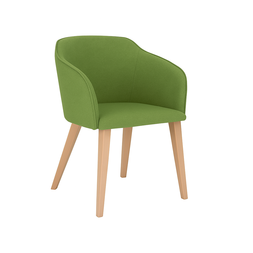 Scaun catifea GALBENA | model CROCO