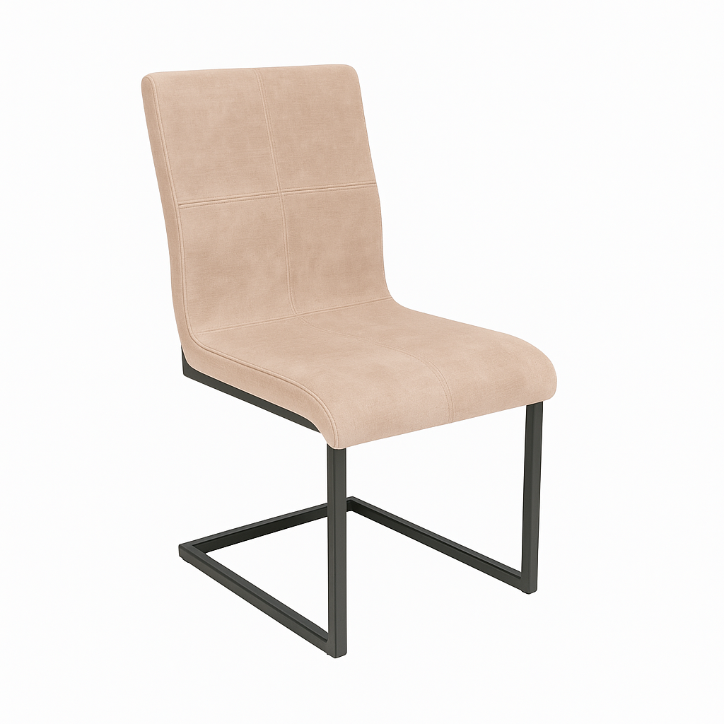 Scaun catifea VERDE | model INDU QUADRANT A