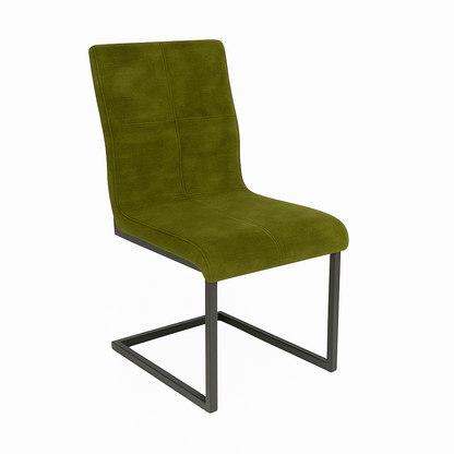 Scaun catifea VERDE | model INDU QUADRANT A