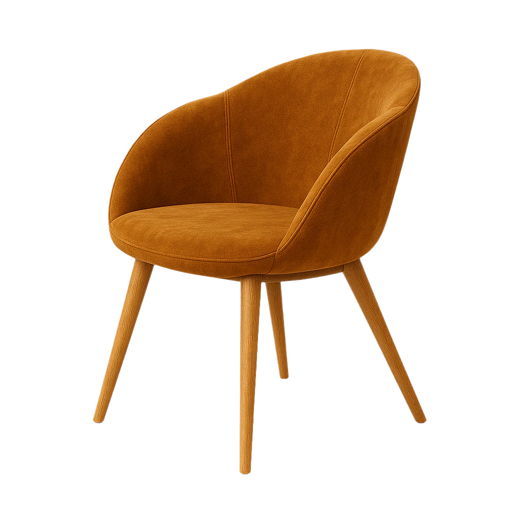 Scaun catifea GRI | model LIGI L