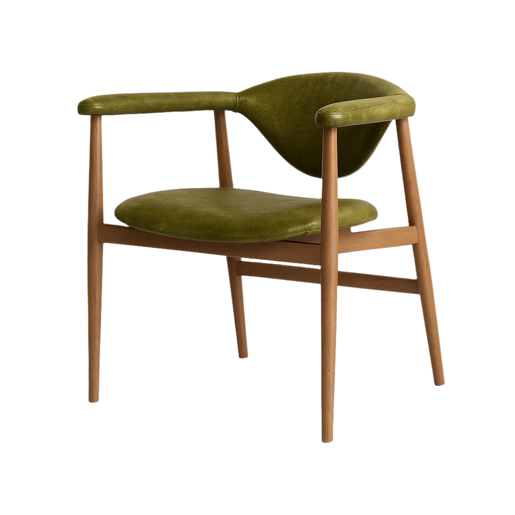 Scaun catifea VERDE | model MIRCEA