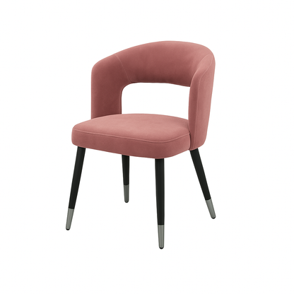 Scaun catifea GALBENA | model SANDY