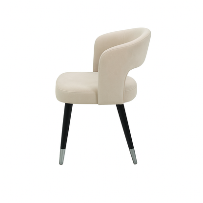 Scaun catifea ROZ | model SANDY