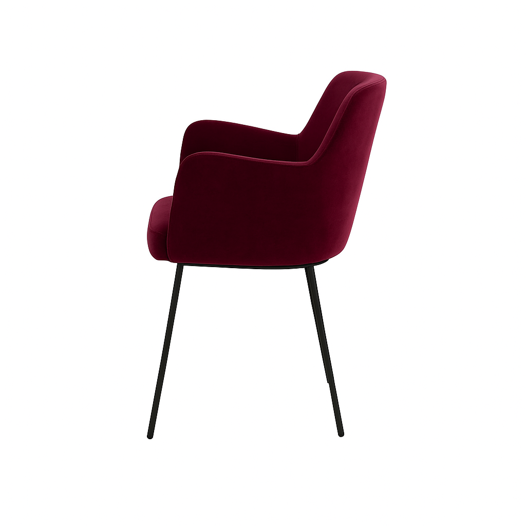 Scaun catifea ALBASTRA | model SIGMA