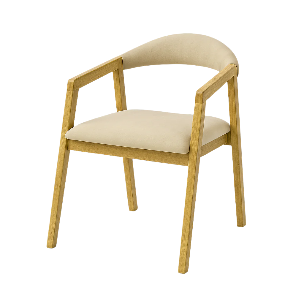 Scaun catifea NEAGRA | model VIGO