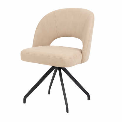 Scaun catifea GRI | model ZANCA