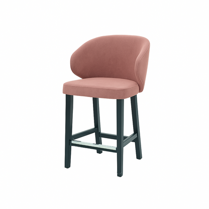 Scaun de bar catifea ROSIE | model CAPRICE